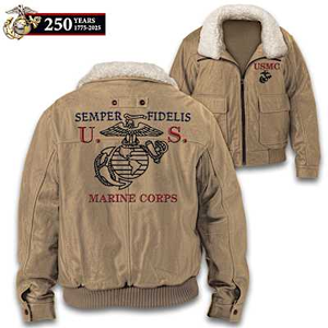 USMC Men's Bomber Jacket Size Medium (38-40)