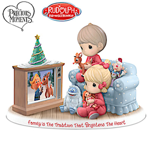 Family Is The Tradition That Brightens The Heart Figurine