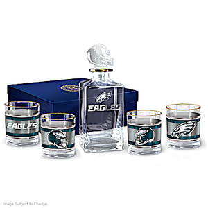 Philadelphia Eagles Decanter Set