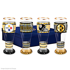 Pittsburgh Steelers Pilsner Glass Set