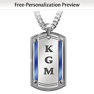 Proud To Call You Son Personalized Pendant Necklace