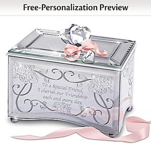 Reflections Of A Special Friend Personalized Music Box