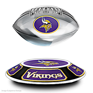 Minnesota Vikings Levitating Football Sculpture
