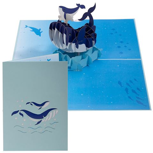 Colorpop - Whale Family Card