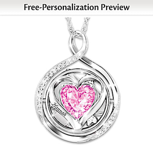 Birthstone Never Ending Love Daughter Personalized Necklace