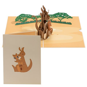 Colorpop - Kangaroo And Joey Card