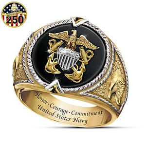 Honor, Courage, And Commitment Ring Size 10-1/2