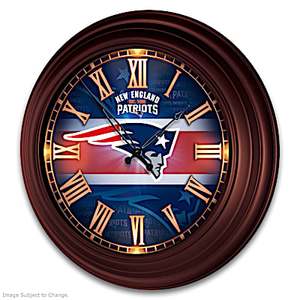 New England Patriots Wall Clock
