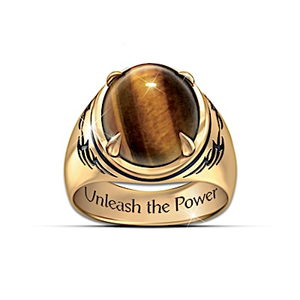 Tiger's Eye Ring Size 10