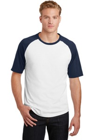 Sport-Tek T201 Short Sleeve Colorblock Raglan Jersey