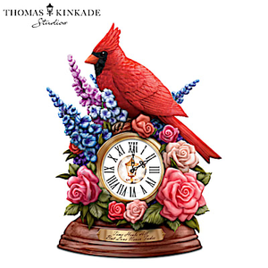 Thomas Kinkade Time Heals All, But Love Never Fades Clock