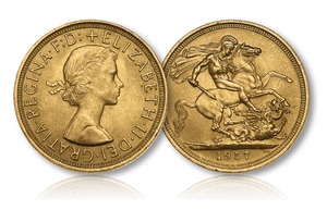 12 Greatest Sovereigns: Queen Elizabeth II Gold Sovereign of 1957
