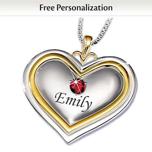 A Bushel & A Peck Personalized Pendant Necklace