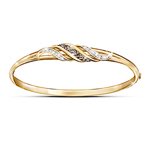Genuine Mocha & White Diamond Sweet Decadence Bracelet