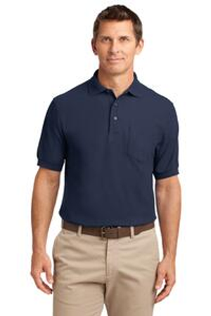 Port Authority TLK500P Tall Silk Touch™ Polo with Pocket