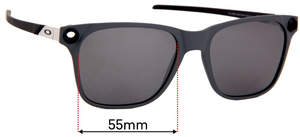 Sunglass Fix Replacement Lenses for Oakley Apparition OO9451 - 55mm Wide