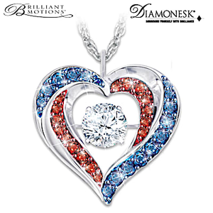 America The Beautiful Pendant Necklace