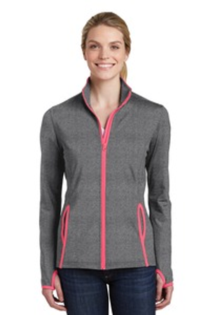 Sport-Tek LST853 Ladies Sport-Wick ® Stretch Contrast Full-Zip Jacket