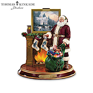 Thomas Kinkade Santa Figurine Collection