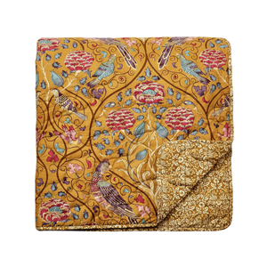 Seasons By May Quilted Throw, Saffron