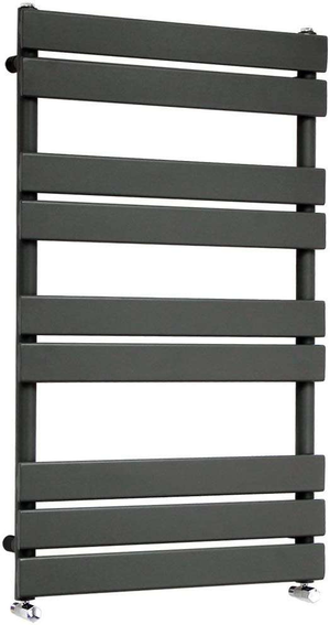 Flat Panel Anthracite Towel Rail - GLO Pryme Range - 1000x600mm