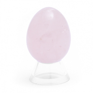 Rose Quartz Crystal Egg (45mm tall)
