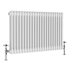 Horizontal Column Radiator – White – GLO Kensington