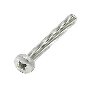 M8 x 50 Machine Screw, Pan Pozi No.3 Stainless Steel A2 (304)