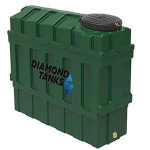 Harlequin 1000L Diamond Bunded Superslim Oil Tank with Apollo Pack