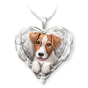 Jack Russell Terriers Are Angels Pendant Necklace