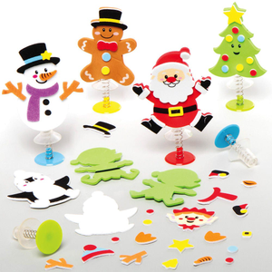 Kits personnages de Noël à ressort 