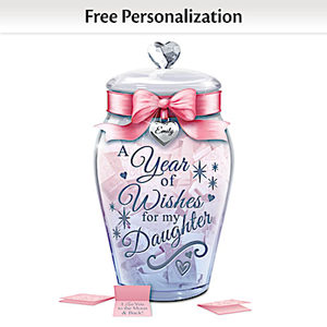 Heartfelt Wishes For My Daughter Personalized Wish Jar