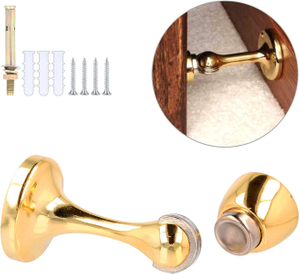 Magnetic Door Holder - 72mm - Brass - Hardware Solutions