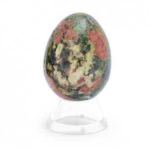 Unakite Crystal Egg (45mm tall)
