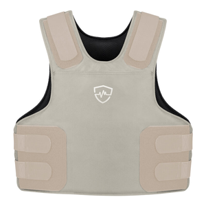 Concealable Enhanced Multi-Threat Vest Level IIIA+ - Desert Sand, 2XS