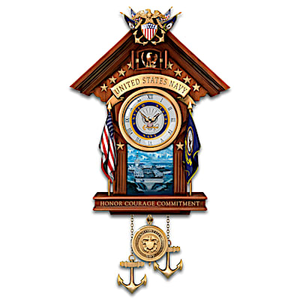 United States Navy Cuckoo Clock