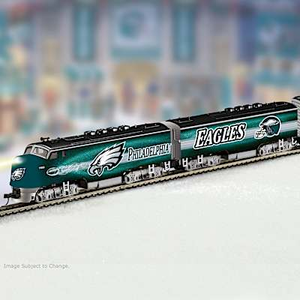 Philadelphia Eagles Model Train Collection