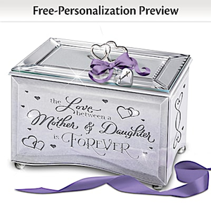The Love Between A Mother & Daughter Personalized Music Box