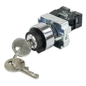 Crompton 2 Position Latching Switch Key Operated 1 x 90 Degree 1 NO Contact
