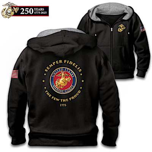 U.S. Marines Men's Hoodie Size XXX-Large (54-56)
