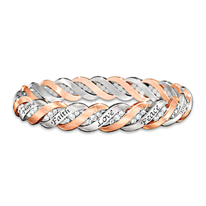 Solid Copper Healing Waves Bracelet