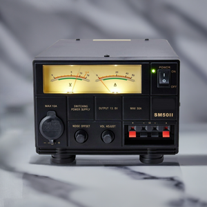 Moonraker SM-50II (50 Amp) switch mode DC power supply with noise offset control.
