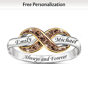 Always & Forever Personalized Diamond Ring