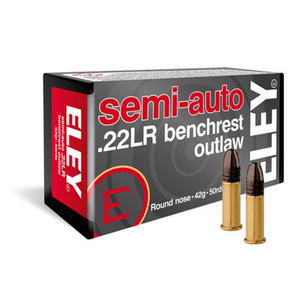 Eley Semi Auto Benchrest Outlaw .22 LR Ammunition