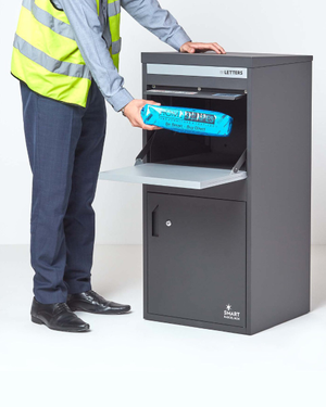 Smart Parcel Box® Extra Large Front & Rear Access Dark Grey