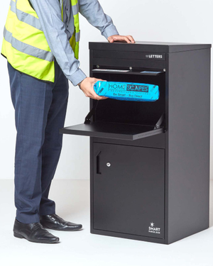 Smart Parcel Box® Extra Large Front & Rear Access Black