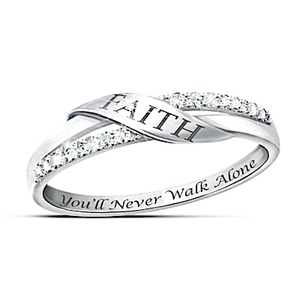 The Faith Diamond Ring Size 9