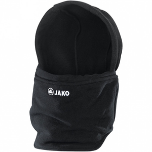 JAKO Neck Warmer with Hood - Black - One Size