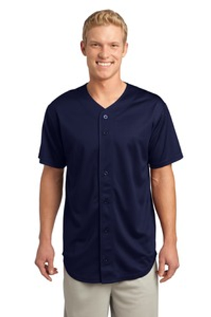 Sport-Tek ST220 PosiCharge ® Tough Mesh Full-Button Jersey
