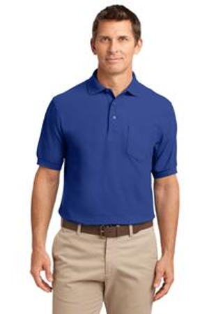 Port Authority K500P Silk Touch™ Polo with Pocket